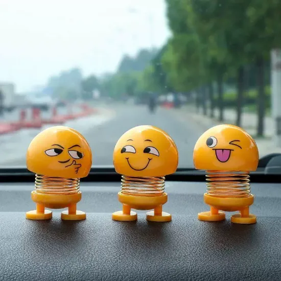 Picture of Spring bobblehead doll cartoon ornament car emoji