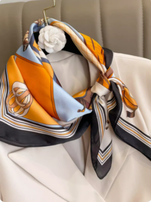 Picture of 2023 new fashion temperament square scarf for women to give mom a gift to decorate the scarf with spring and autumn scarves explosions